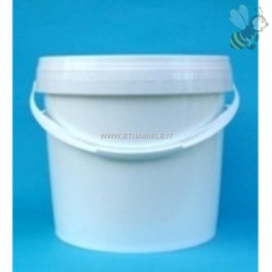 Latta rotonda a secchiello capienza 10 Kg, in pla Apri scheda prodotto: Latta rotonda a secchiello capienza 10 Kg, in plastica