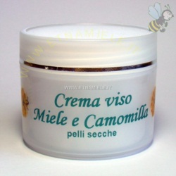 Crema Viso Miele e Camomilla per Pelli Secche 50ml