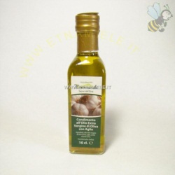 Olio Extra Vergine di Oliva bottiglietta con aglio 10 cl.