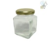 Apri scheda prodotto: Vaso  in vetro quadro ml 212 - capsula mm 58 color ORO
