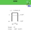 Apri scheda prodotto: Graffe serie 3G - OMER - Galvanizzato